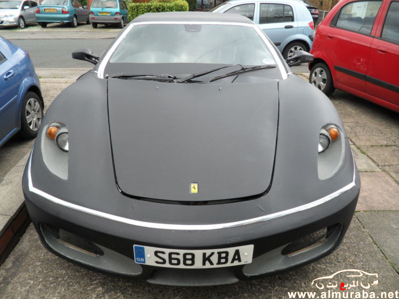 ايطالي يقوم بتحويل سيارته البيجو الى سيارة فيراري ويعرضها للبيع في اي باي بالصور Ferrari F430 24